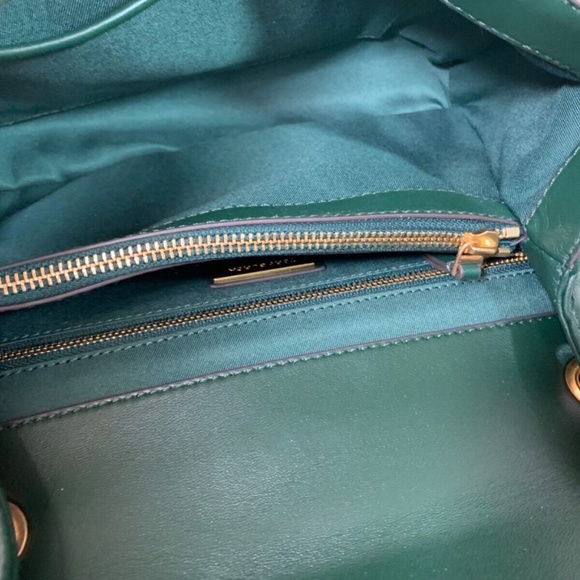 NEW Tory Burch Soft Fleming Norwood Green Convertible Shoulder Bag/Crossbody Bag - Picture 7 of 13